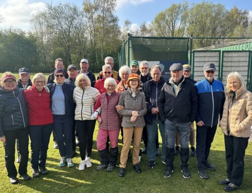 Frühling auf dem Golfplatz